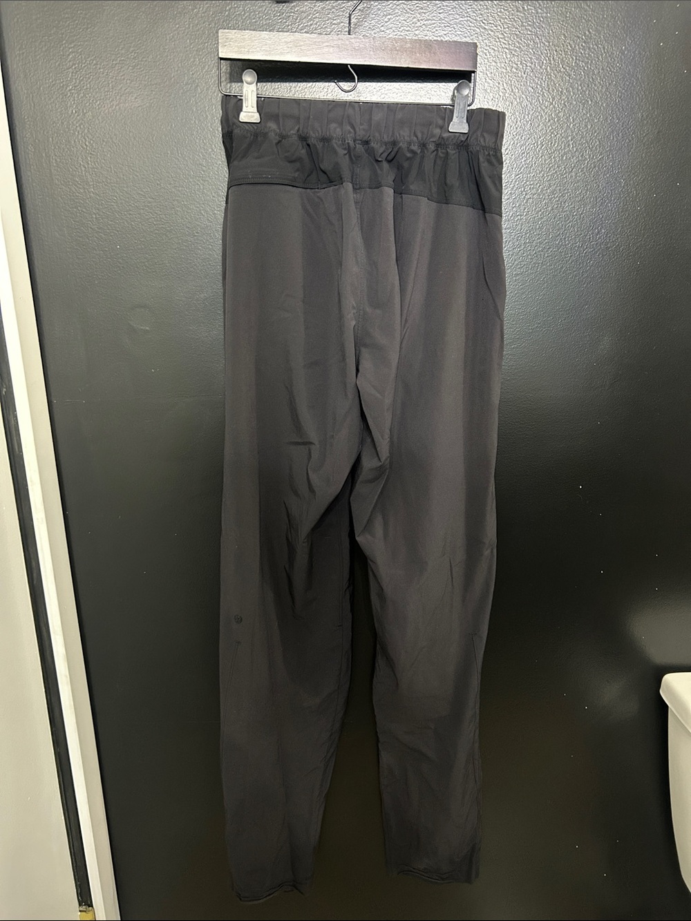 lululemon athletica Black Elastic Waist Track Joggers